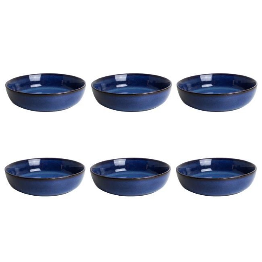 Assiettes Ardtime Assiettes Creuses | Lot De 6 Assiettes Creuses, Blue Moon