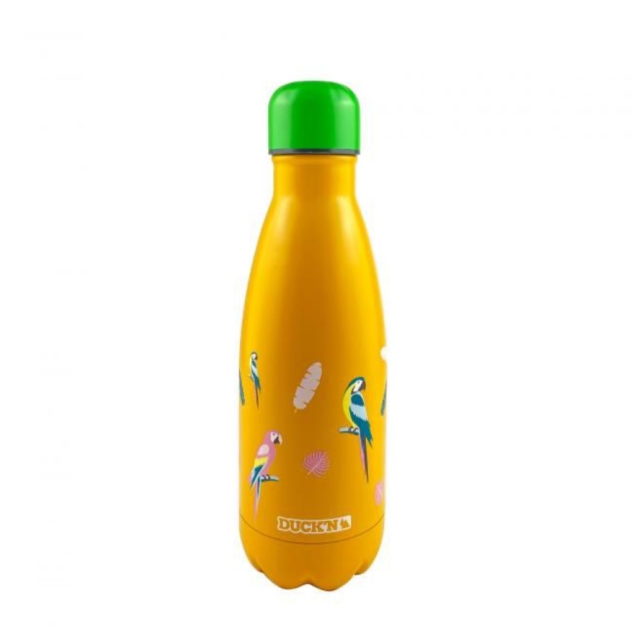 Zero Dechet Ardtime Bouteilles Isothermes | Bouteille Isotherme Enfant Design Perroquets, Happy Bottle