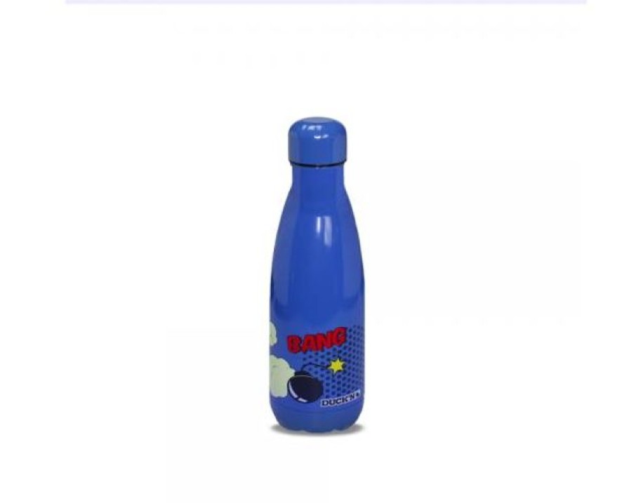 The & Cafe Ardtime Voir Tous Les Styles | Bouteille Isotherme Bleu Marine Motif Bd 350Ml, Duck'N