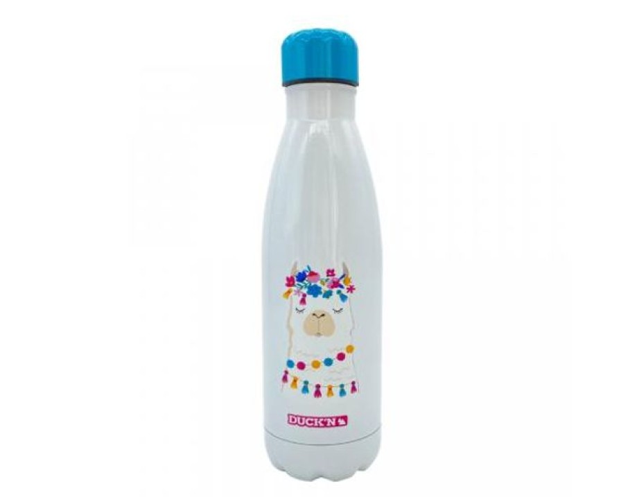 The & Cafe Ardtime Voir Tous Les Styles | Bouteille Isotherme Lama Finition Brillante 500Ml, Duck'N