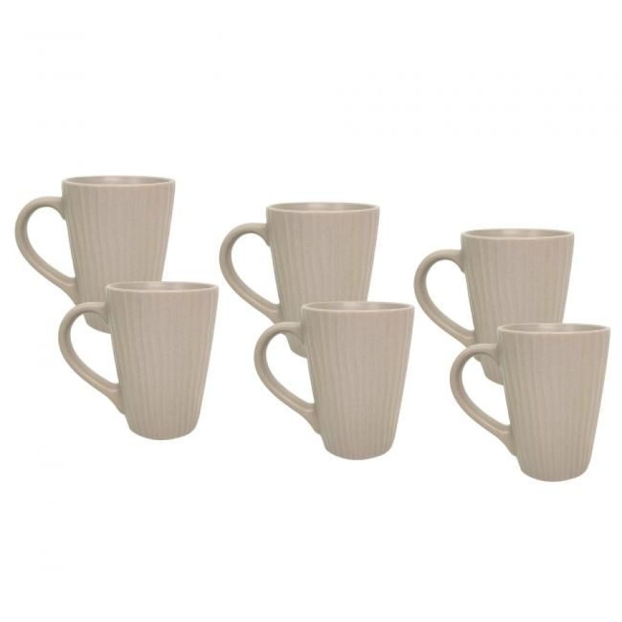 The & Cafe Ardtime Mugs | Lot De 6 Mugs Sables, Sugar