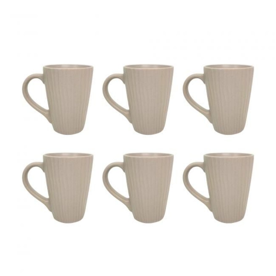 The & Cafe Ardtime Mugs | Lot De 6 Mugs Sables, Sugar