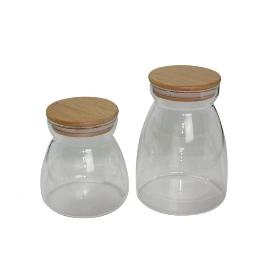 Pour La Cuisine Ardtime Bocaux De Conservation | Lot De 2 Pots De Conservation Ronds, Bo Byo