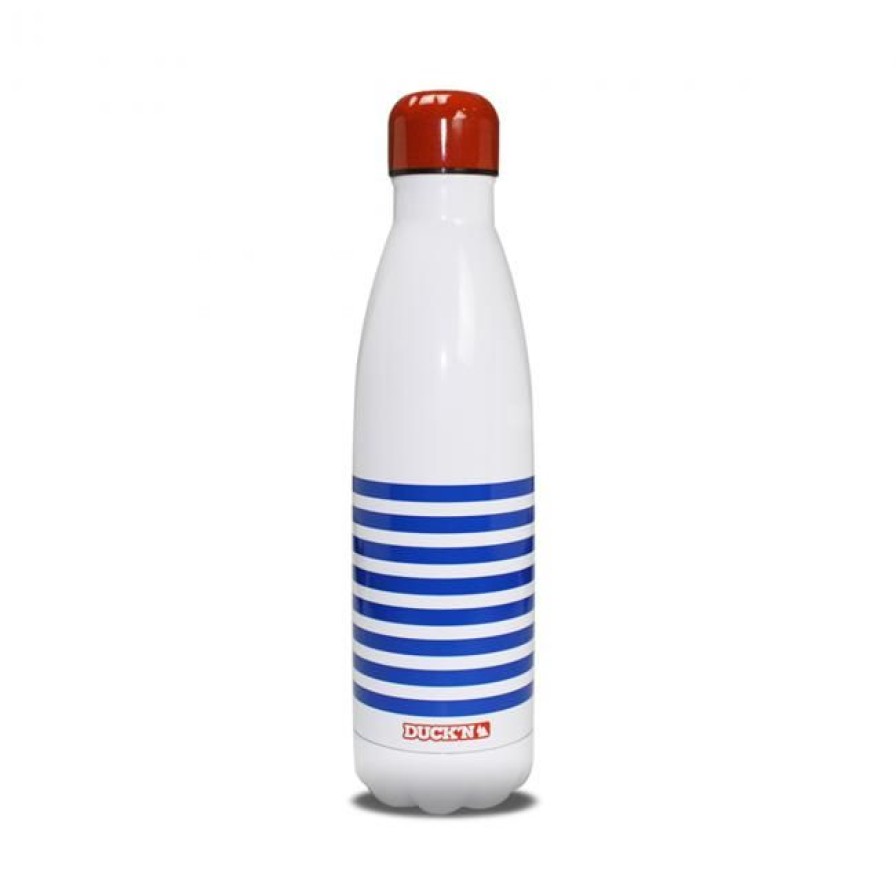 Zero Dechet Ardtime Bouteilles Isothermes | Bouteille Isotherme Blanche Marini00E8Re Chic 500Ml, Duck'N