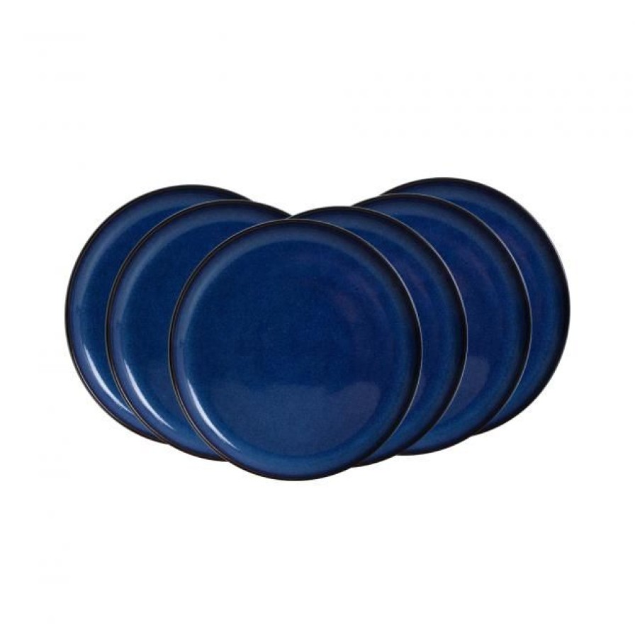 Assiettes Ardtime Petites Assiettes | Lot De 6 Petites Assiettes 00E0 Dessert, Blue Moon